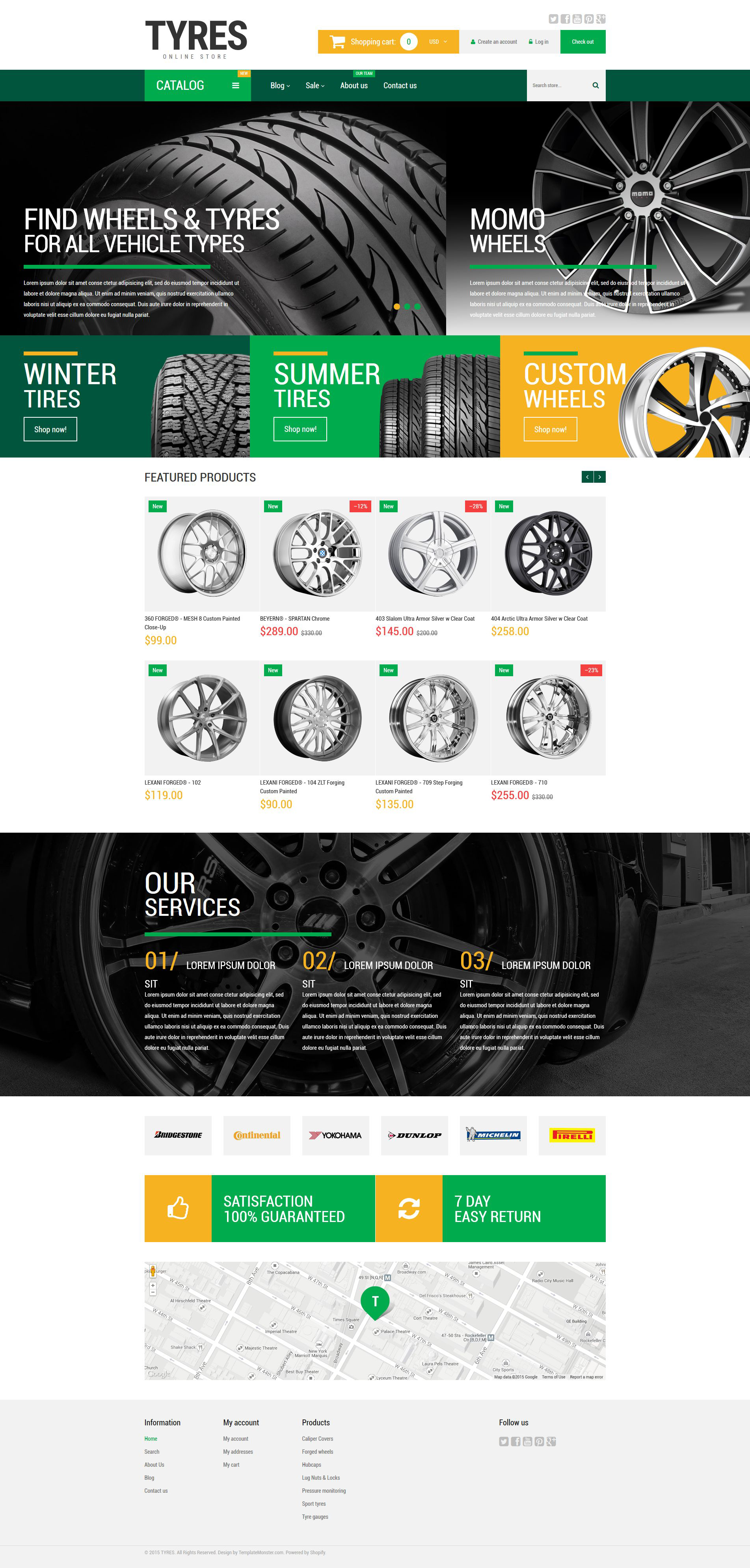 Wheels and Tyres Shopify Theme