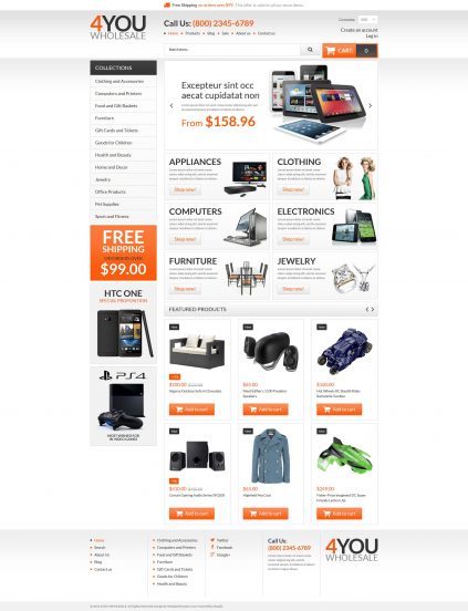 Wholesale Store Responsive Shopify Theme