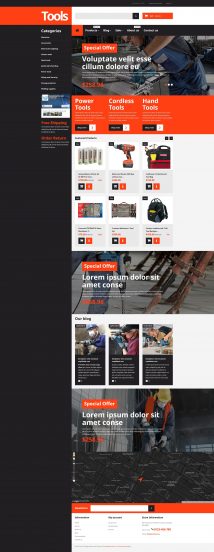 Tools & Equipment Template Responsive Shopify Theme