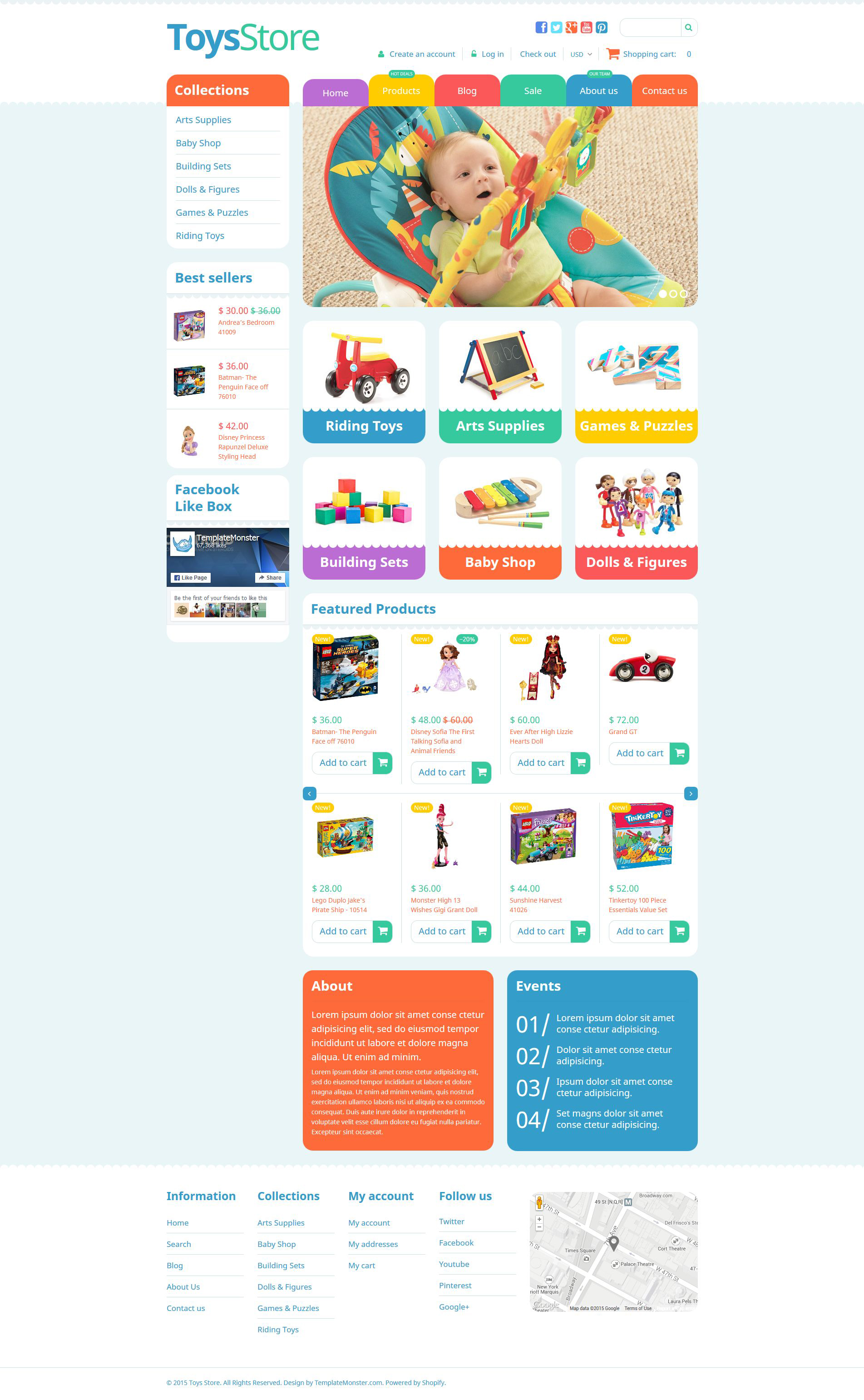 Toy Store Template Responsive Shopify Theme
