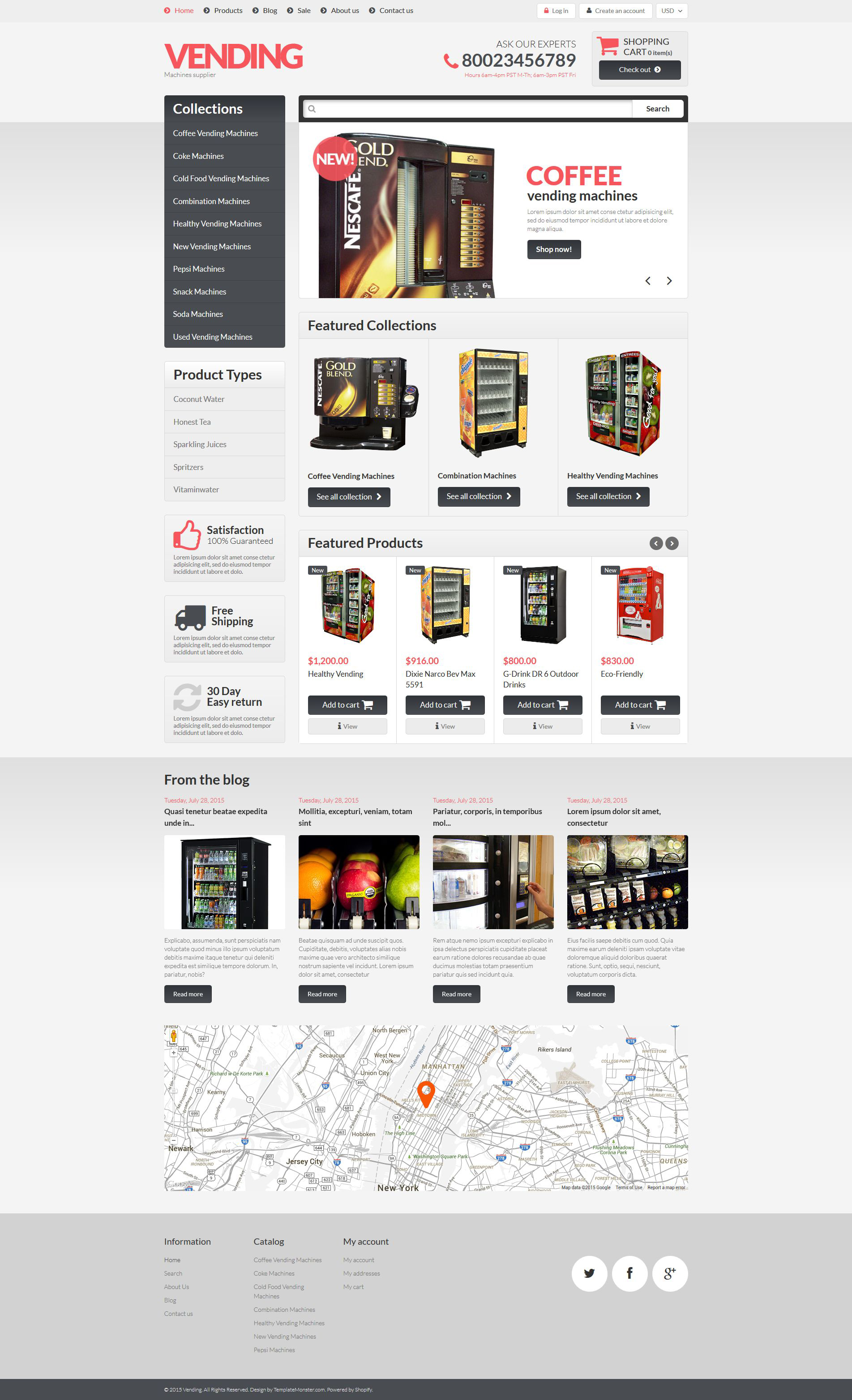 Healthy Vending Machines Shopify Theme