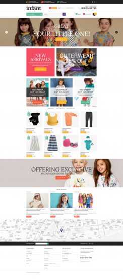 Baby Store Template Responsive Shopify Theme