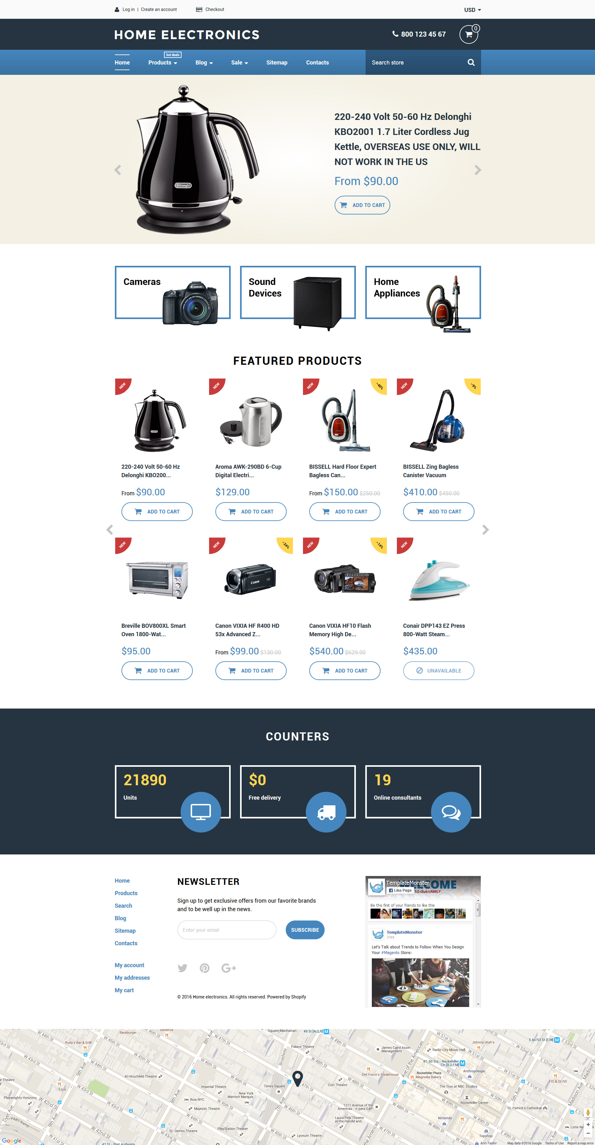 Home Electronics Shopify Theme