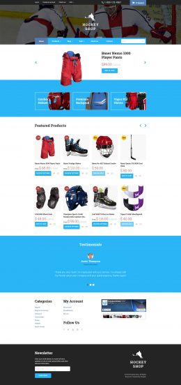 Hockey Shopify Theme