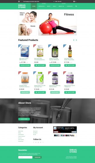 Drug store Shopify Theme