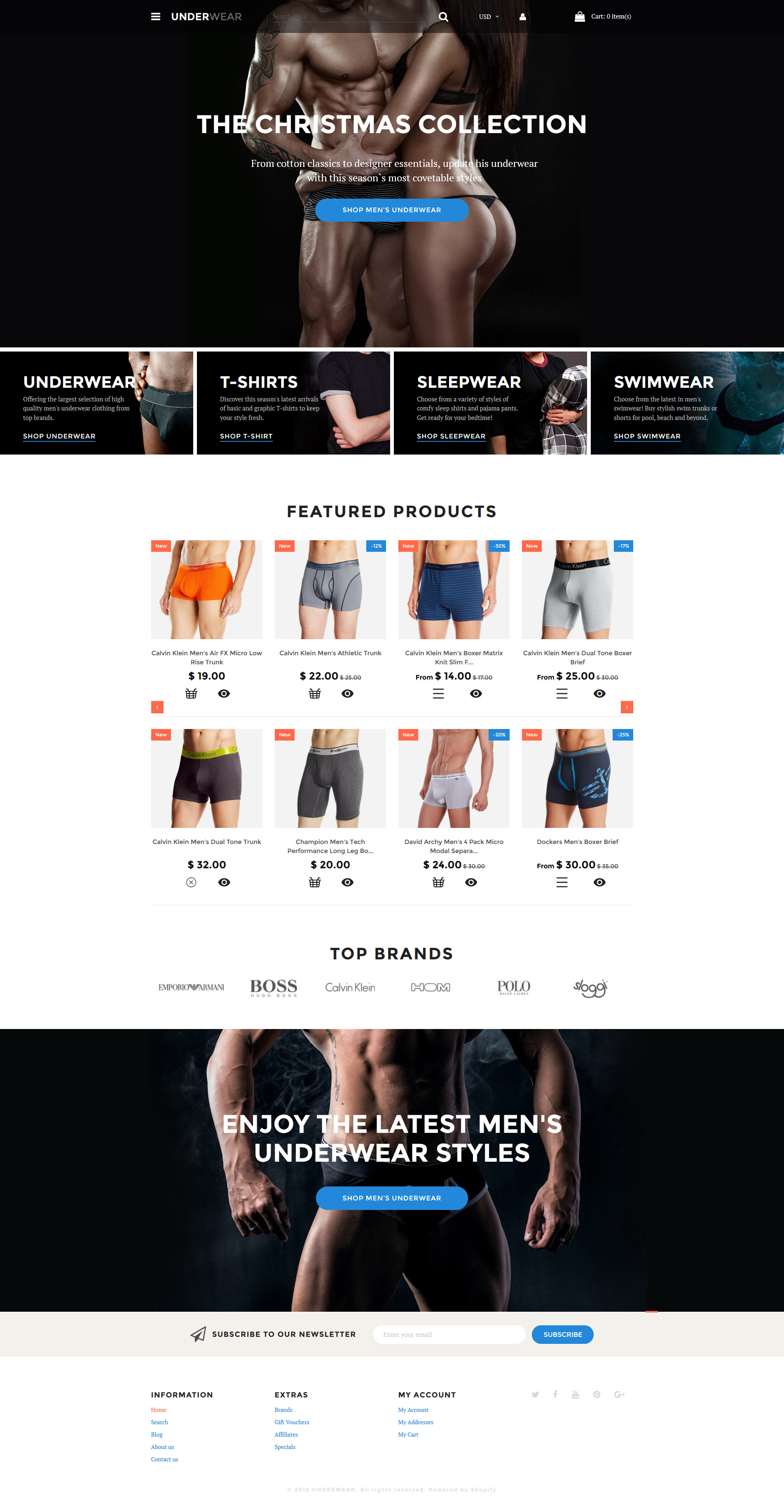 Underwear for Men Shopify Theme