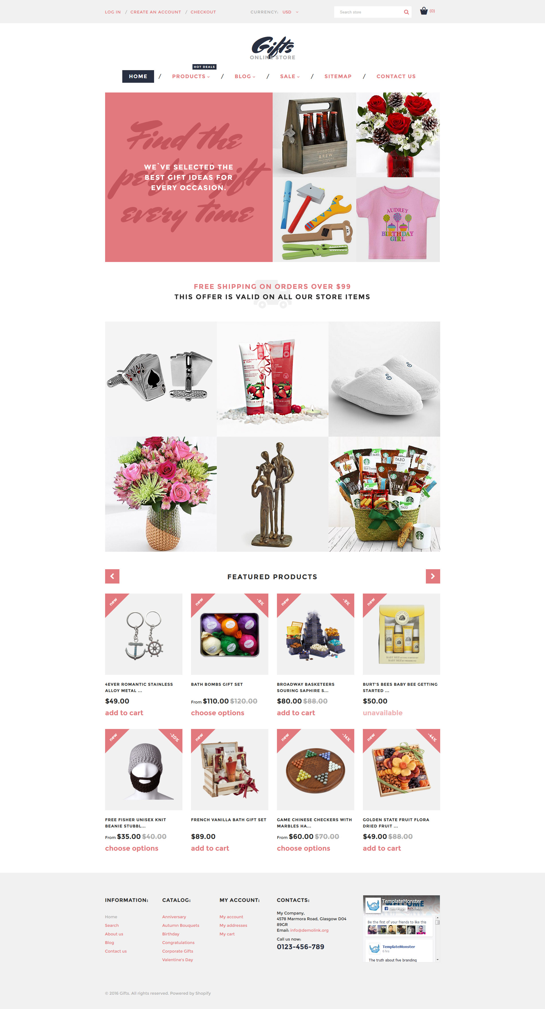 Gifts Online Store Shopify Theme