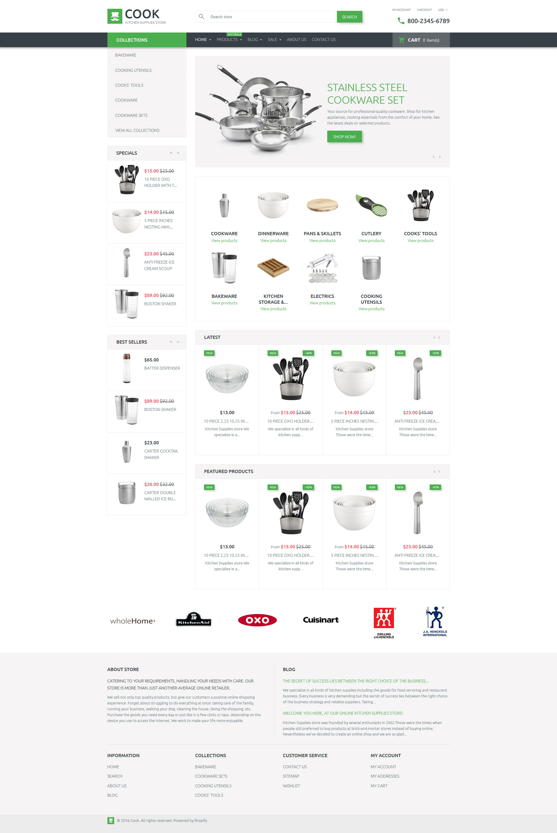 Cook Shopify Theme