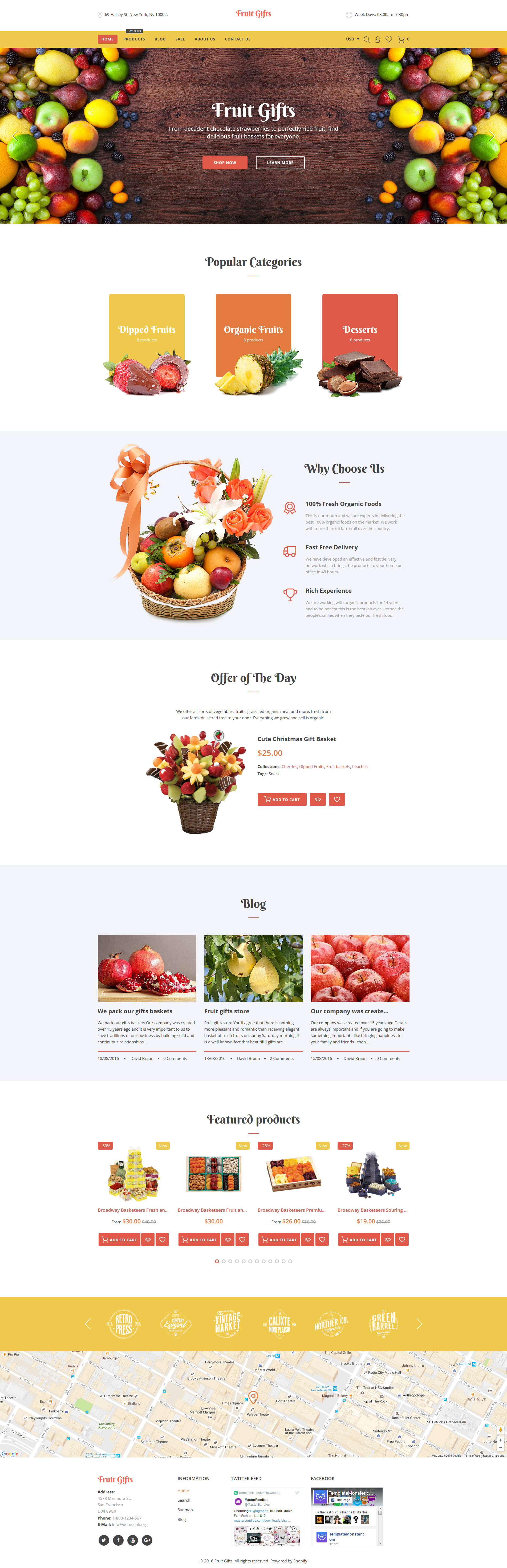 Fruit Gifts Shopify Theme