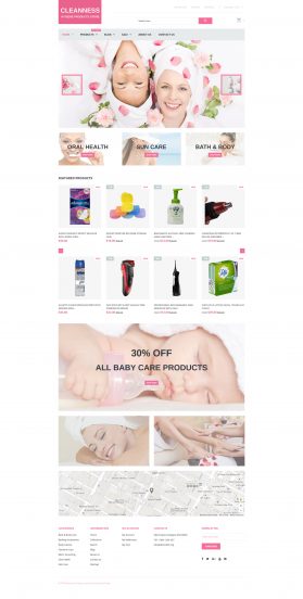 Spa Accessories Template Responsive Shopify Theme