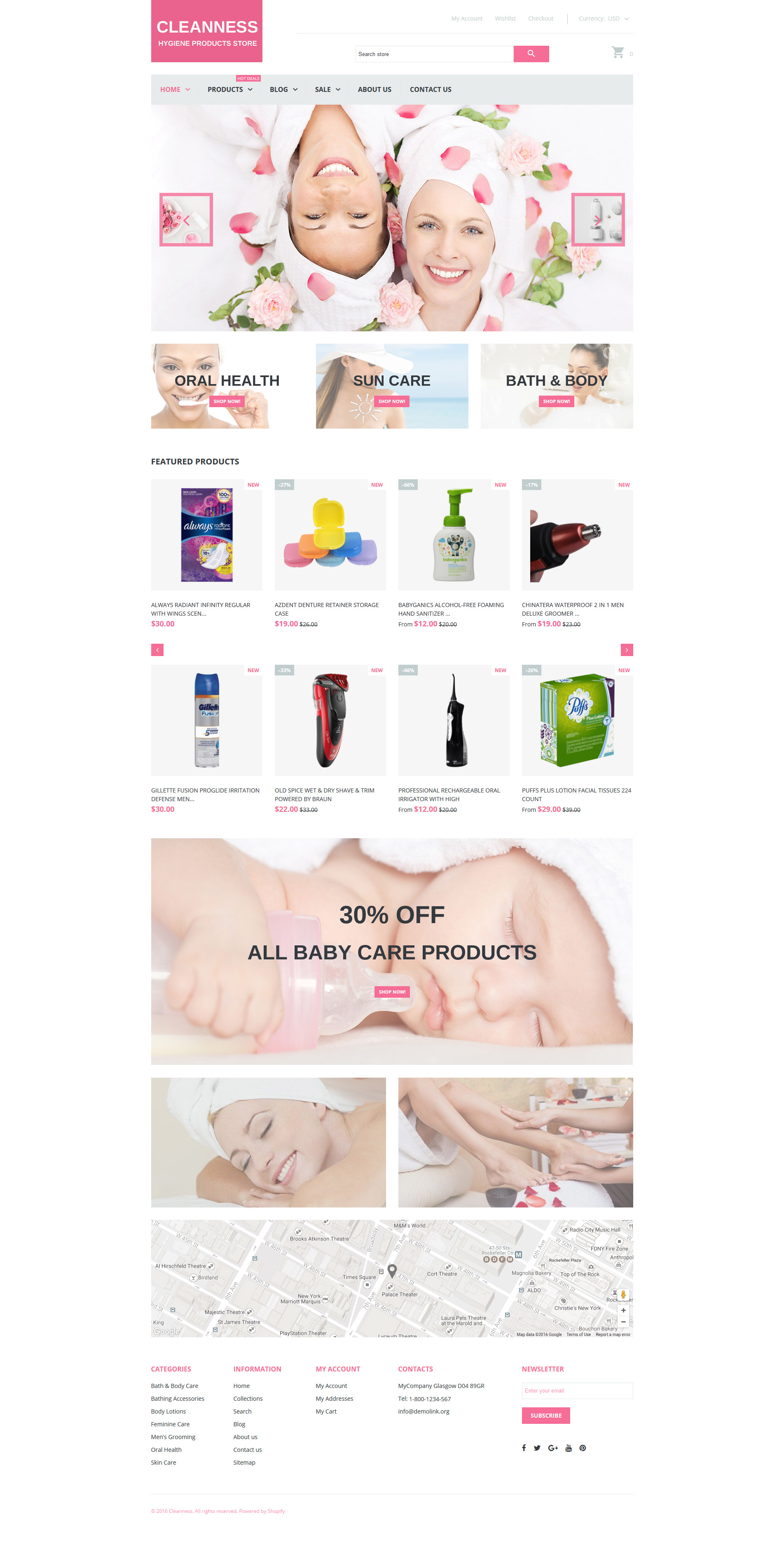 Spa Accessories Template Responsive Shopify Theme