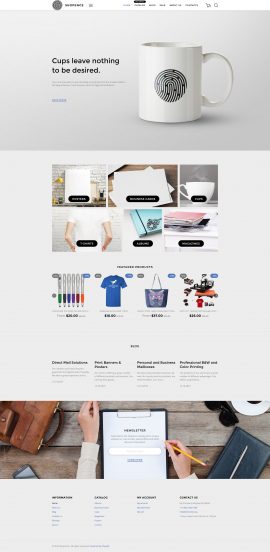 Shopence - Printing Shop & Printing Company Shopify Theme