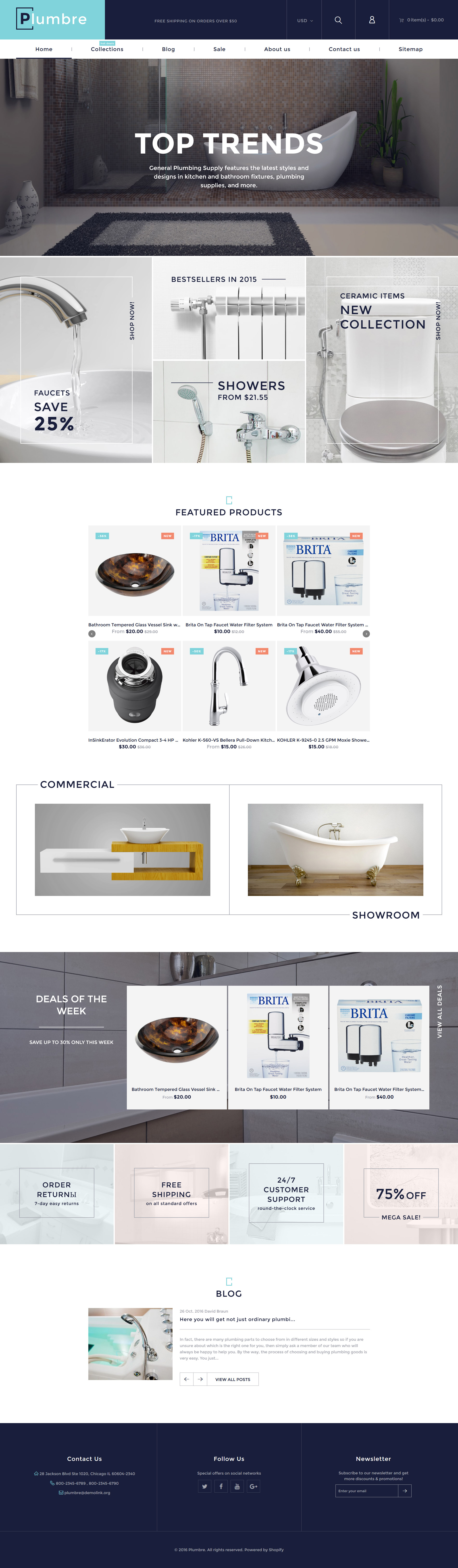 Plumbre – Plumbing & Building Parts Shopify Theme