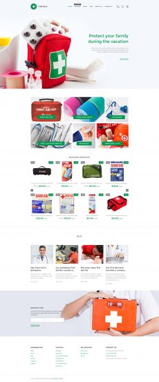 FirstAid - Medical & Healthcare Shopify Theme