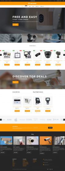 Security Template Responsive Shopify Theme