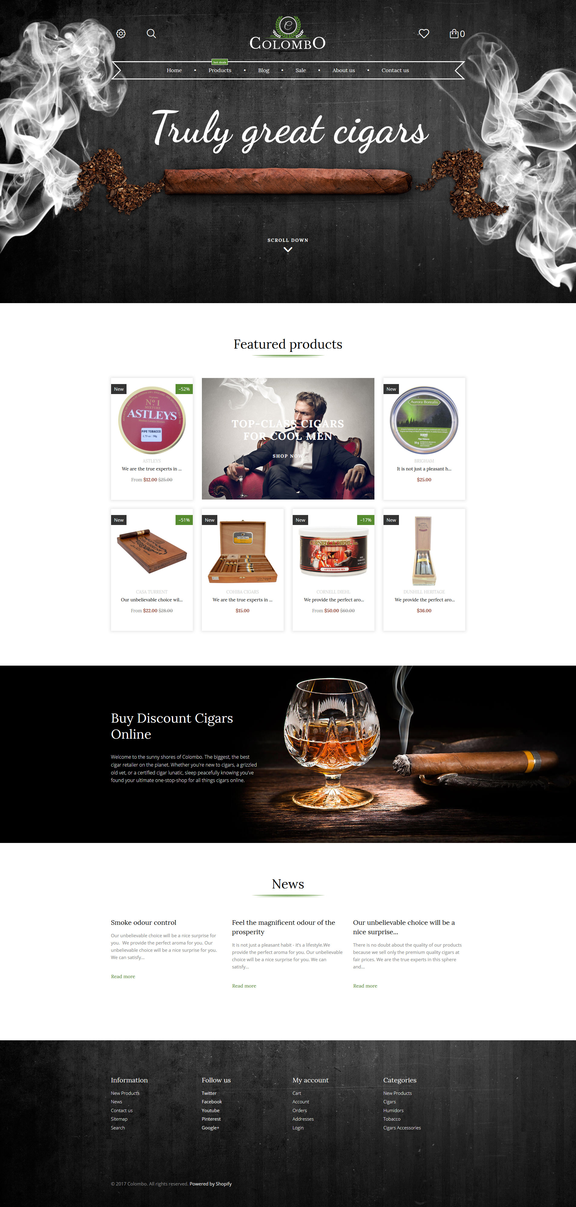 Colombo – Tobacco Shopify Theme