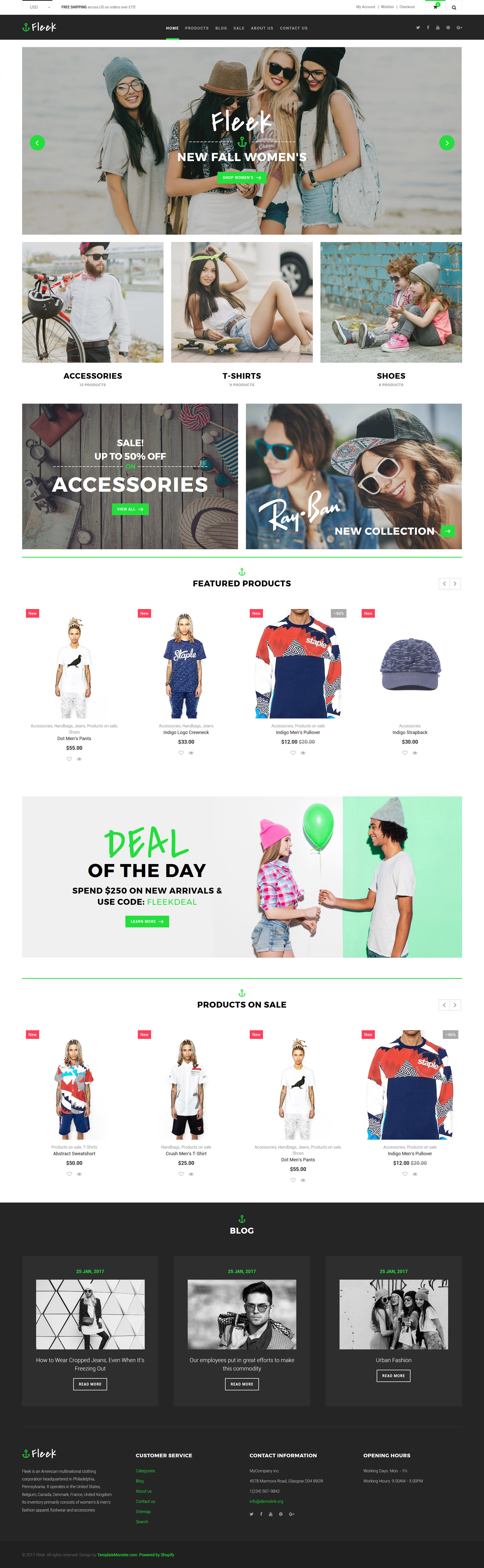 Fleek – Fashion Responsive Shopify Theme