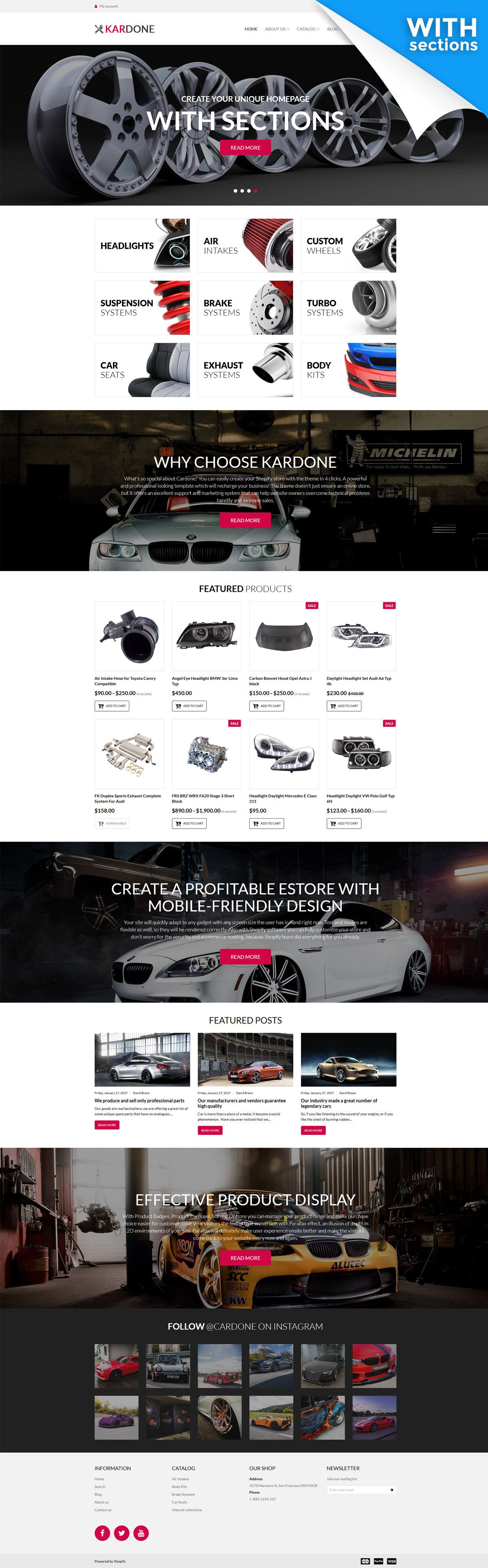 KarDone – Auto Parts Shop Shopify Theme