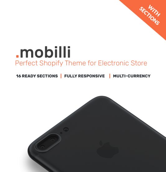 Mobile Store Template Responsive Shopify Theme