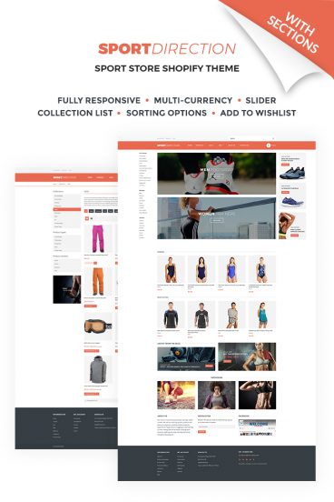 Sport Direction - Sports Store Shopify Theme