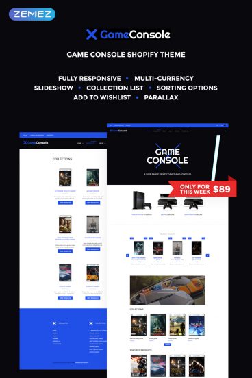 Game Console - Bright Gaming Shopify Theme