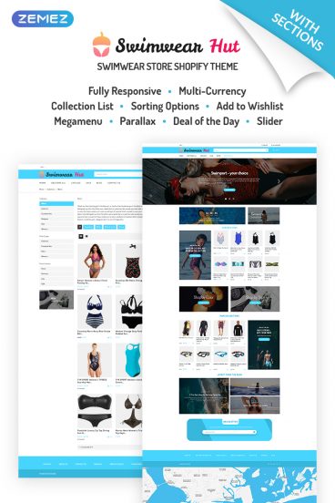 Swimwear Hut - Swimwear Store Shopify Theme