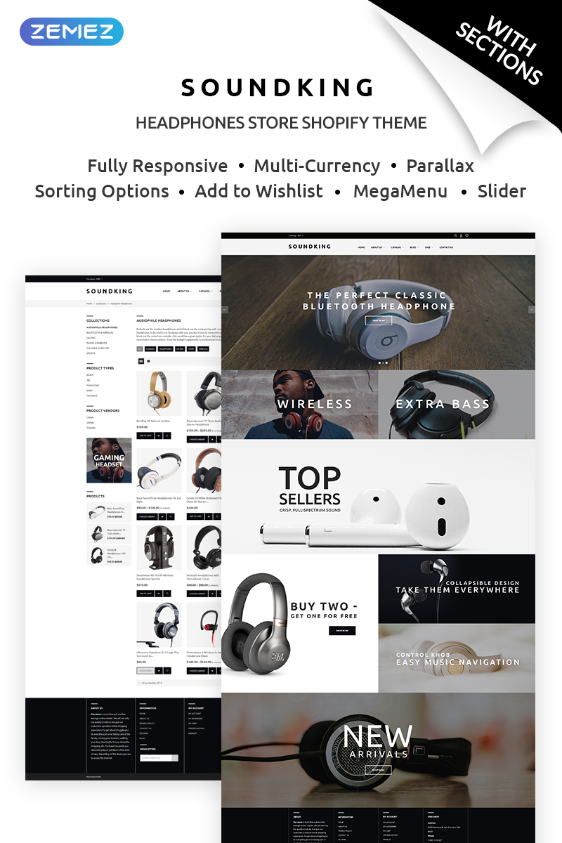 Soundking – Electronics Online Shopify Theme