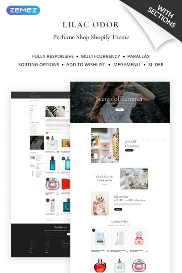 Lilac Odor - Perfume Shop Shopify Theme