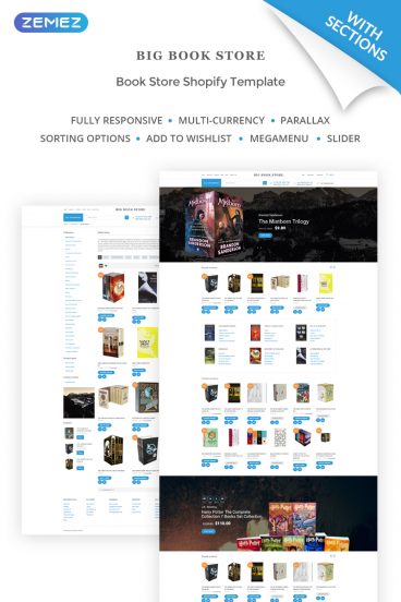 Big Book Store - Shopify Theme