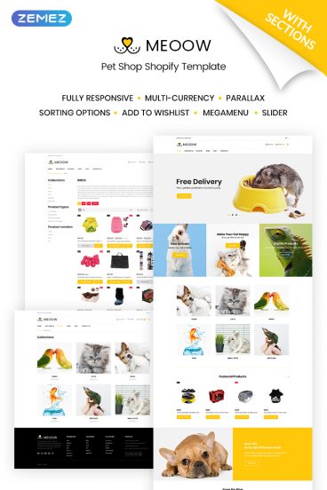 Meeow - Cute Pet Shop Shopify Theme