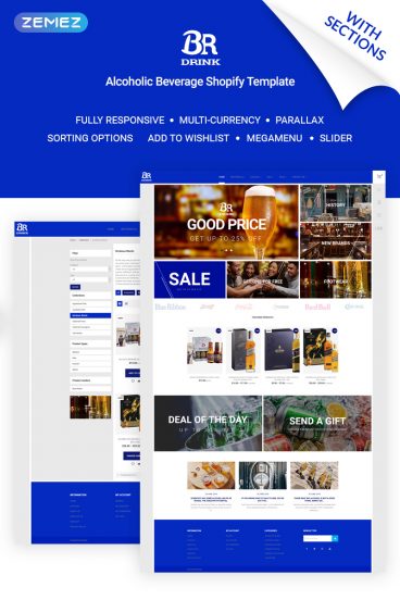 BR Drink - Original Alcohol Online Store Shopify Theme