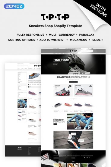 Top-Top - Gym Shoes Shopify Theme