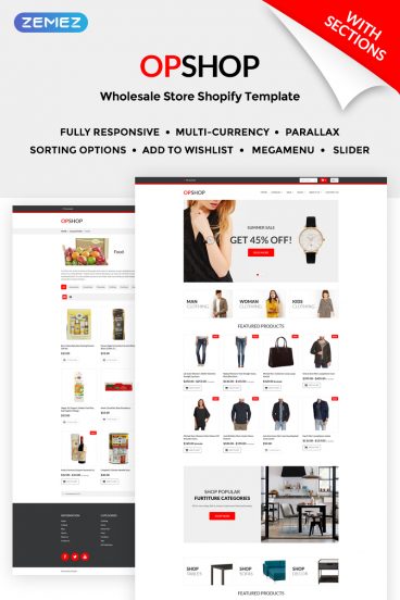 OpShop - Wholesale Store Shopify Theme