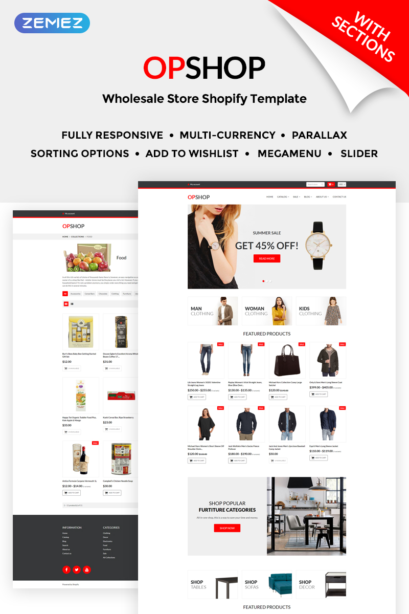 OpShop – Wholesale Store Shopify Theme