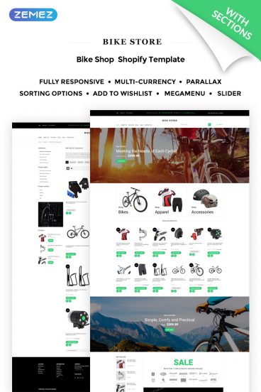 Bike Store Responsive Shopify Theme