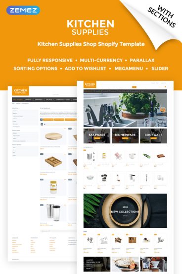 Kitchen Supplies Shopify Theme