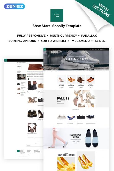 Your Pair - Shoe Store Shopify Theme