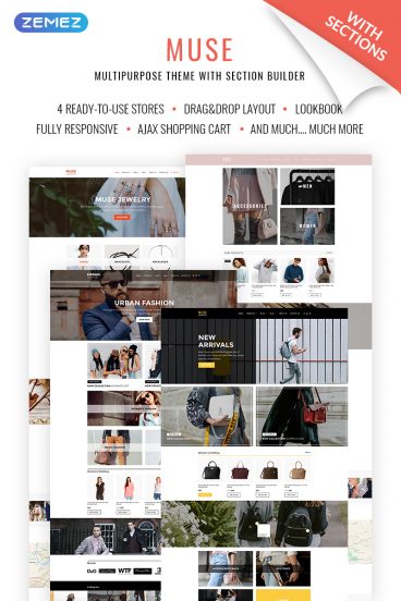 Muse Jewellery Fashion Responsive Shopify Theme