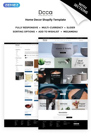 Doca - Home Decor Responsive Shopify Theme