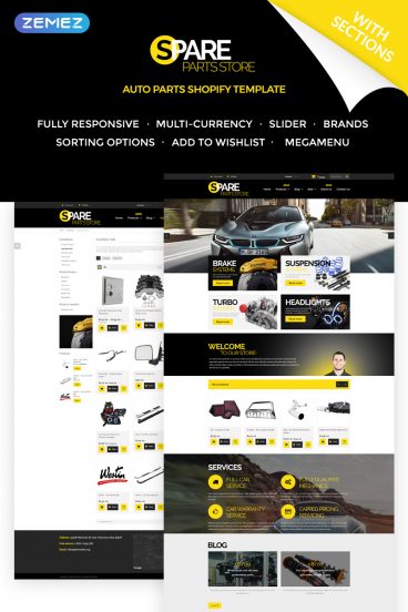 Spare Parts Store Shopify Theme