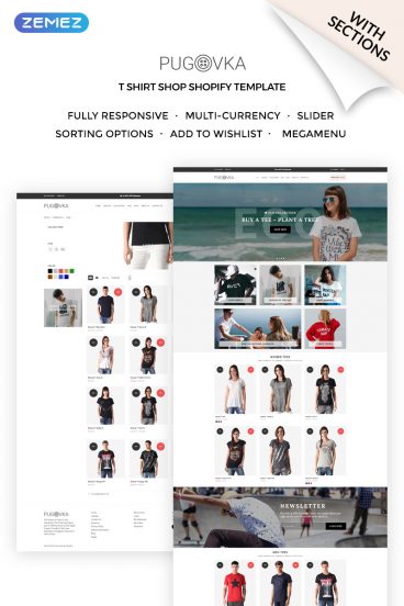 Pugovka - Modern Fashion Online Store Shopify Theme