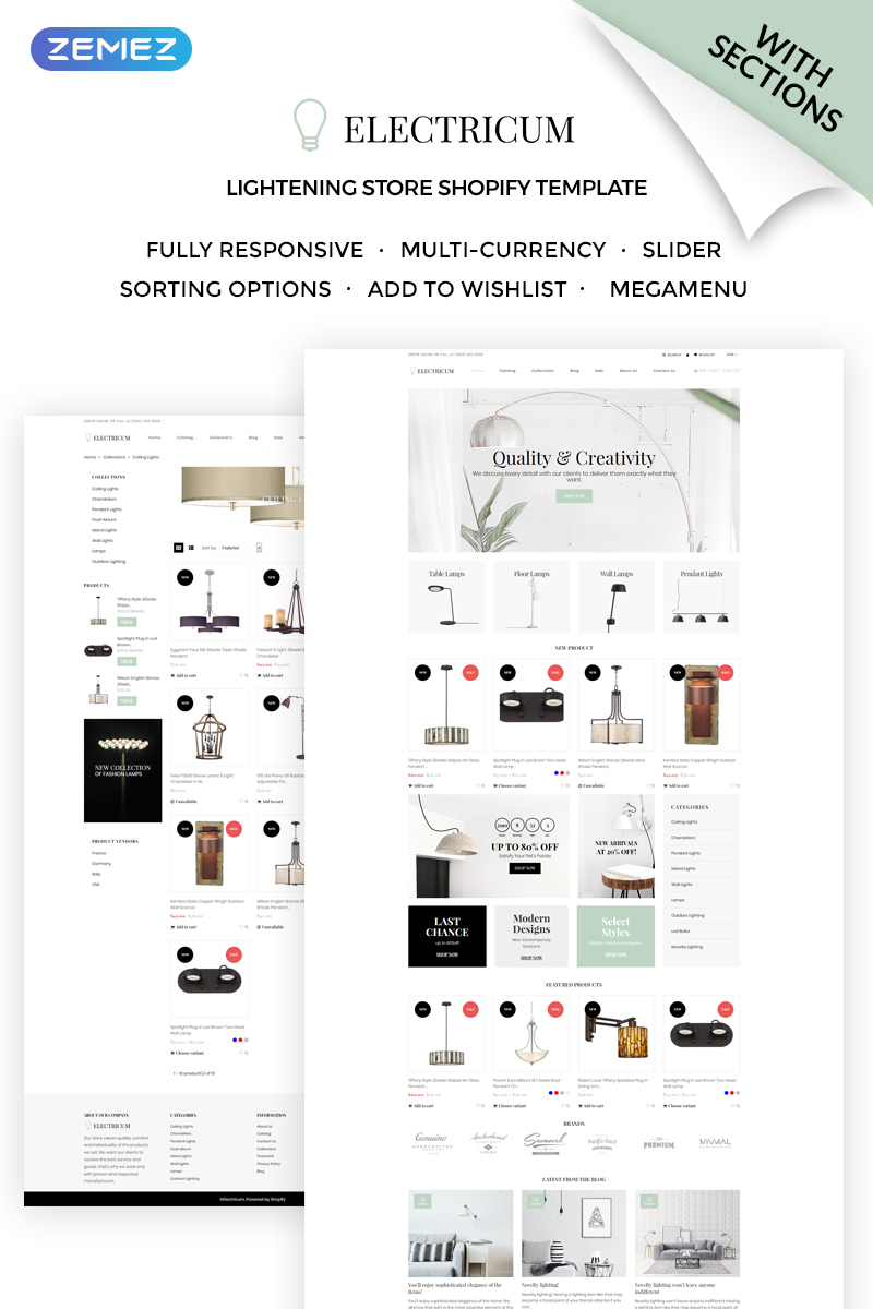 Electricum – Lightening Store Shopify Theme