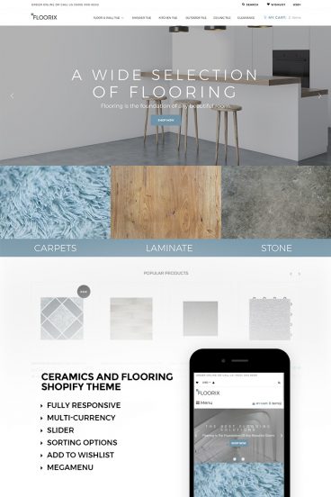 Floorix - Flooring Solutions Shopify Theme