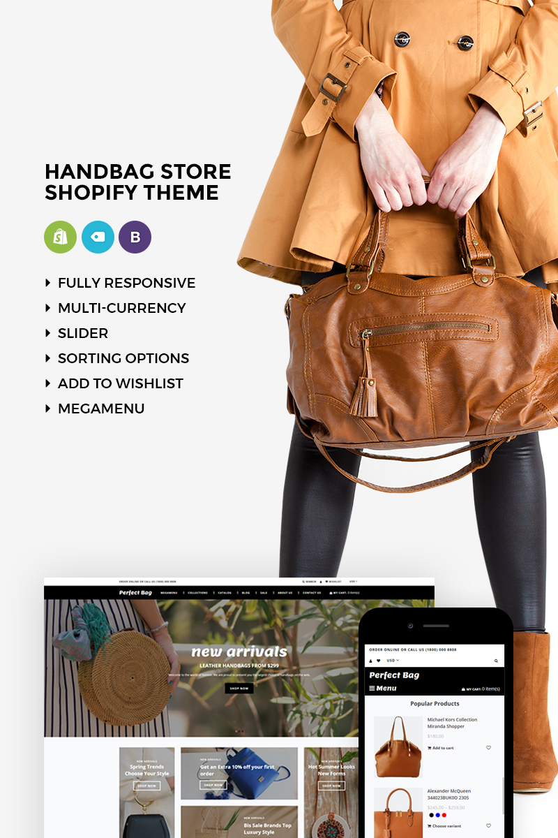 Perfect Bag – Elegant Online Handbag Store Shopify Theme