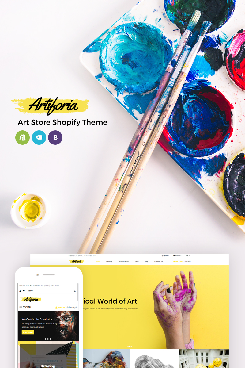 Art Store Templates Archives Zemez Shopify