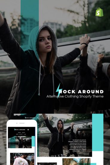 Rock Around - Alternative Clothing Store Shopify Theme
