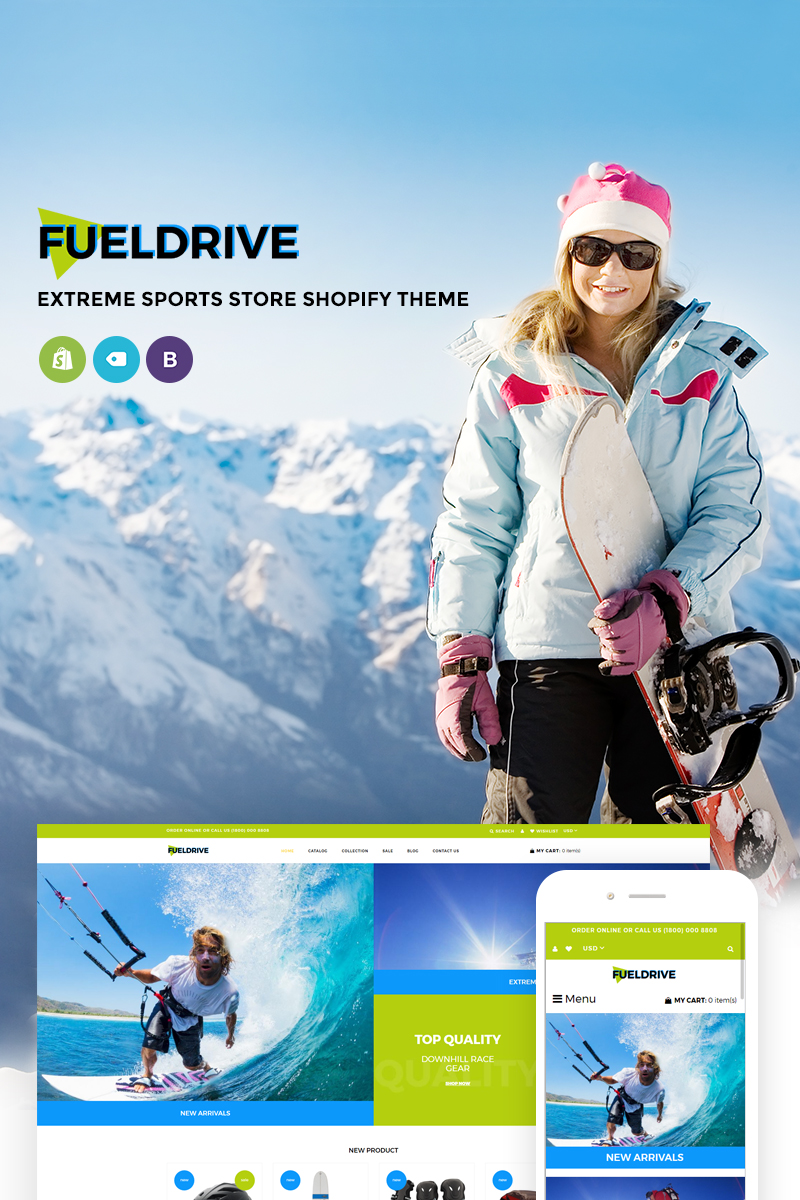 FuelDrive – Dynamis Sports Gear Online Store Shopify Theme