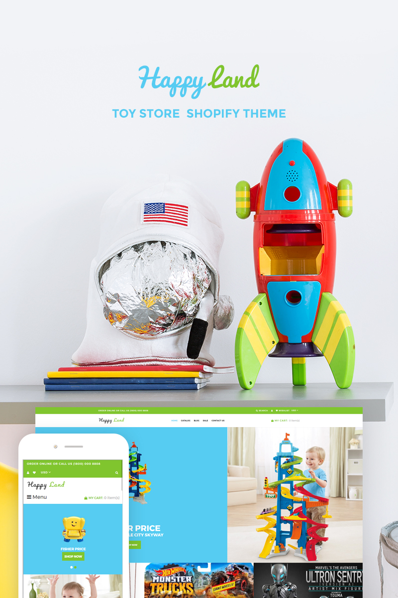 Happy Land – Toy Store Shopify Theme