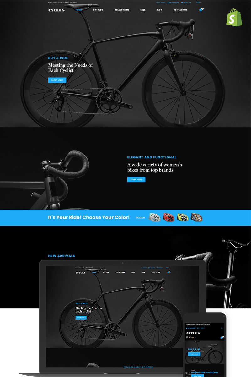 Cycles – Bikes Shop Shopify Theme