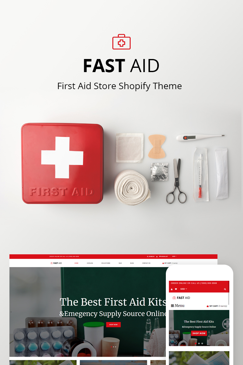 First Aid – Medical Shopify Theme